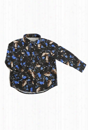 Acne Mini Isherwood Terrazzo Print Button Up