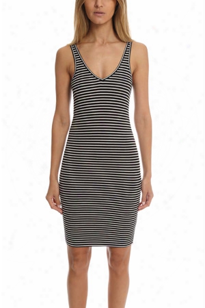 Atm Striped Wrestler Tank Dress