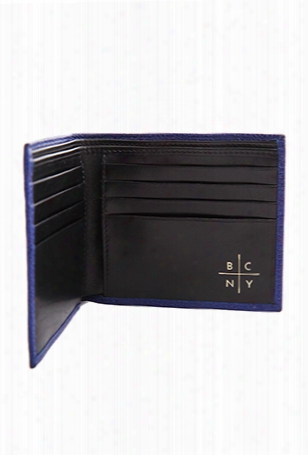 Blue&cream Bifold Wallet