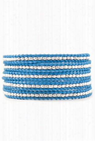 Chan Luu Sky Blue Wrap Bracelet