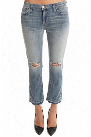 Current/elliott Cropped Straight Jean