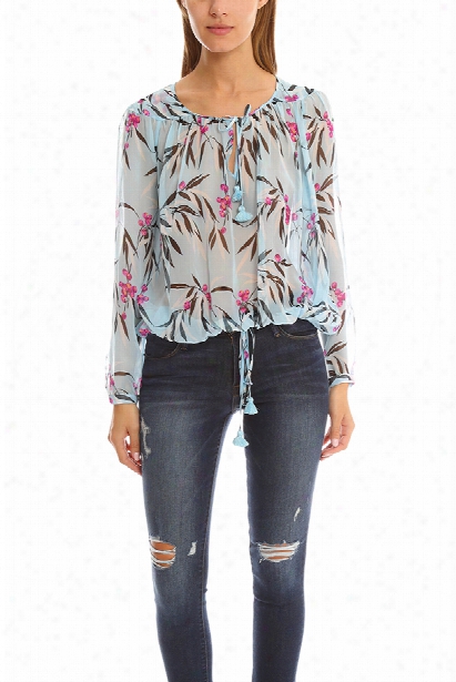 Elizabeth And James Leaf Print Top