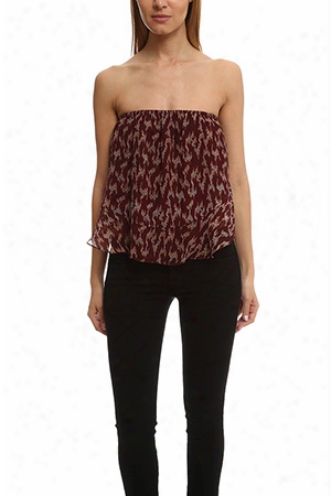 Elizabeth And James Pippa Ikat Strapless Top