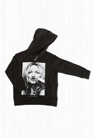 Little Eleven Paris Black Kate Moss Pullover Hoody