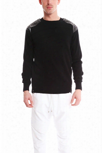 Pierre Balmain Zip Detail Studded Sweater