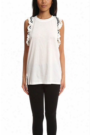 3.1 Phillip Lim Cut In Tank W/ Ruffled Hem