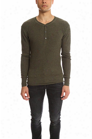 3.1 Phillip Lim Incomplete Waffle Henley Ls