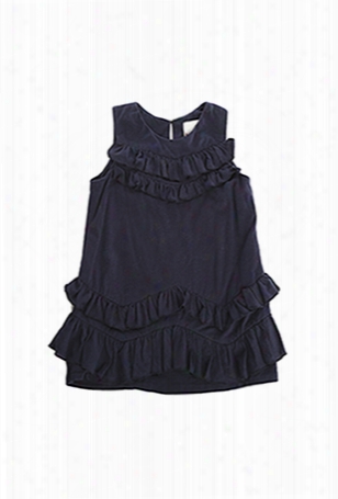 3.1 Phillip Lim Kids Chevron Ruffle Dress