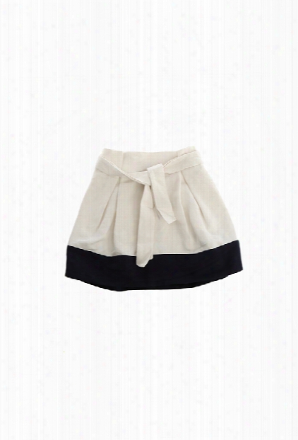 3.1 Phillip Lim Kids Contrast Hem Waist Tie Skirt