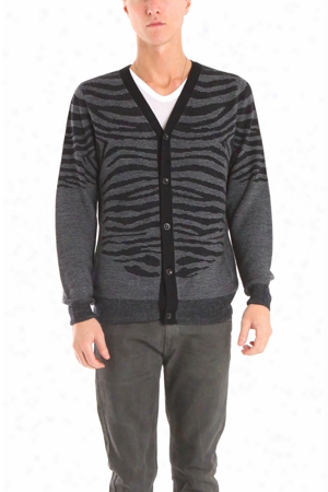 3.1 Phillip Lim Zebra Cardigan