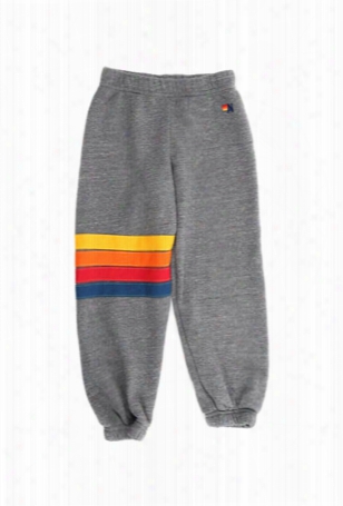 Aviator Nation Rainbow Stitch Kid's Sweatpant