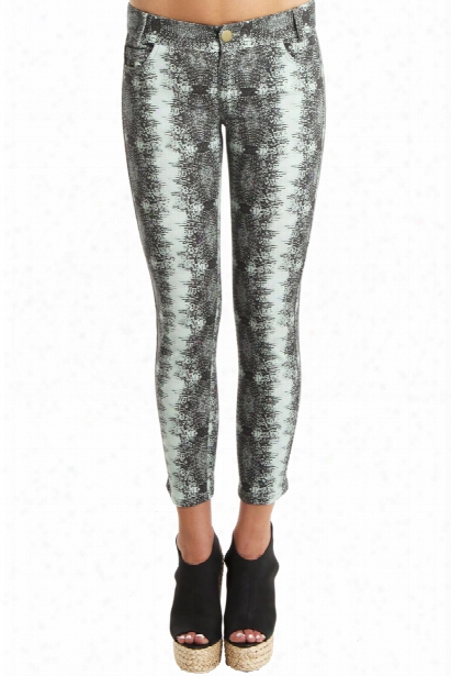 Derek Lam 10 Crosby Lizard-print Skinny Pants