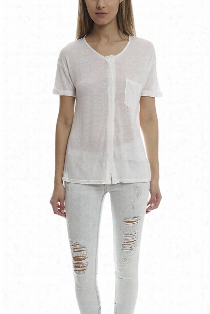 Frame Denim Le Button Down Tee