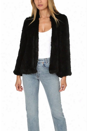H Brand Emily Rabbit Fur Jacket