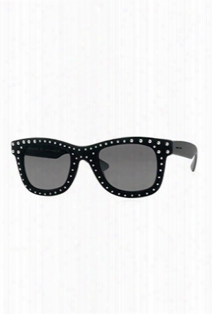 Italia Independent Velvet Stud Sunglasses