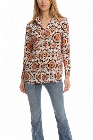 L'agence Soleil French Cuff Blouse