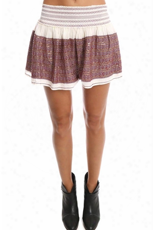 Loveshackfancy Beach Mini Skirt