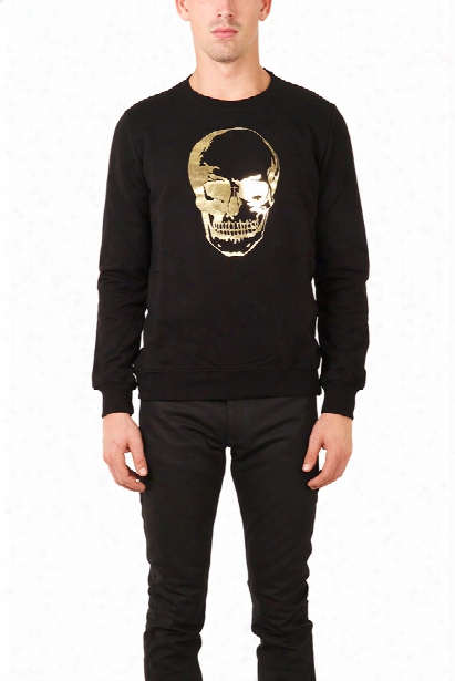 Markus Lupfer Skull Gold Foil Sweatshirt