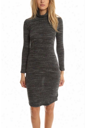 Monrow Knit Turtleneck Dress