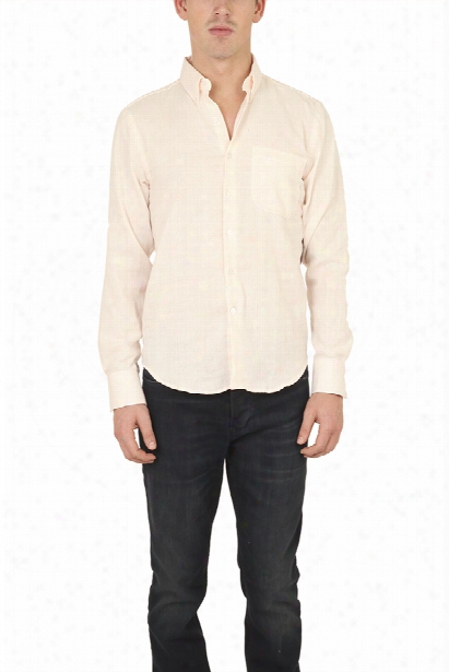 Naked & Famous Slim Shirt Pale Peach