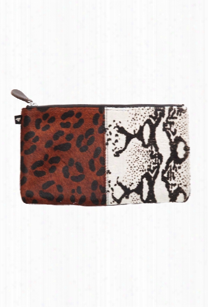 Newbark Double Animal Print Small Pouch