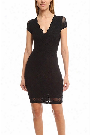 Nightcap Victorian Deep V Pencil Dress