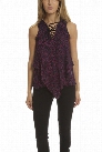 Derek Lam 10 Crosby V Neck Handkerchief Tank