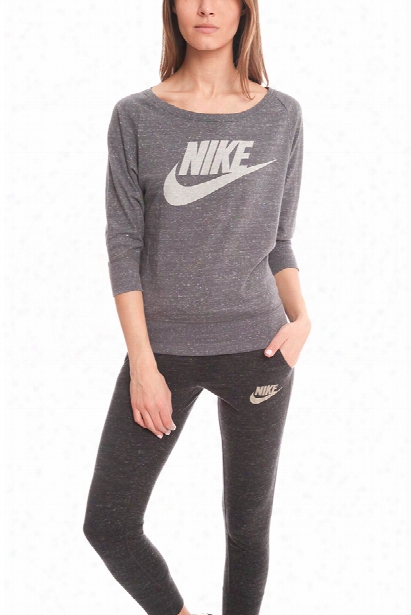 Nike 3/4 Sleeve Logo Sweater