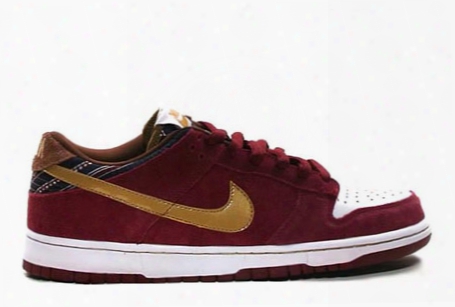 Nike Sb Dunk Low Premium "ron Burgundy