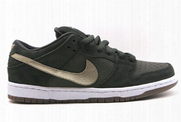 Nike Sb Dunk Low Pro Green Metallic Zinc White