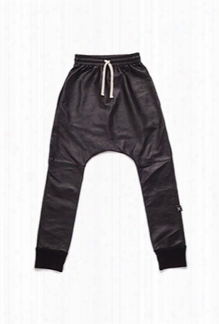 Nununu Leather Baggy Pants