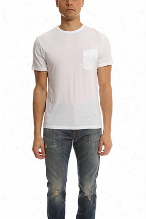 Officine Generale Garment Dye Pocket Tee