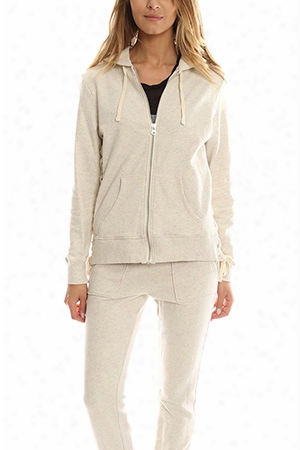 Pam & Gela Lace Up Hoody