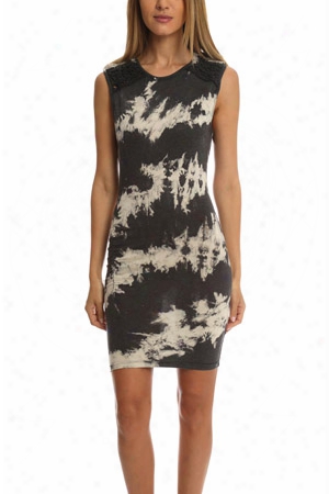 Pam & Gela Tie Dye Knotted Sleeveless Dress