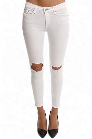 Rag & Bone/jean Capri With Holes