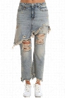 R13 Double Classic Shredded Jean