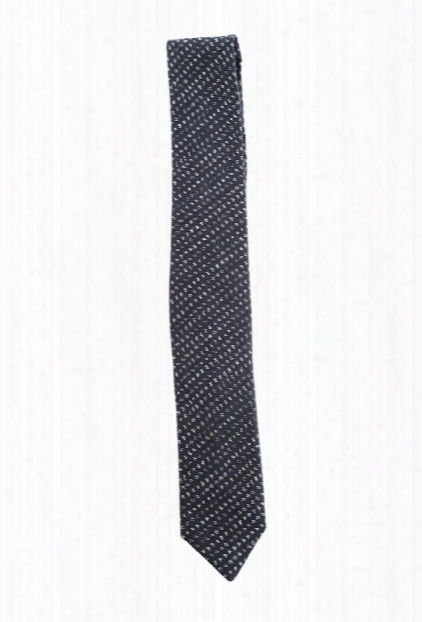 18 Waits Faaded Indigo Dot Tie