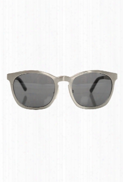 Alexander Wang C2 Silver Round Sunglasses