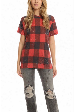 Iro Clay Buffalo Check Tee