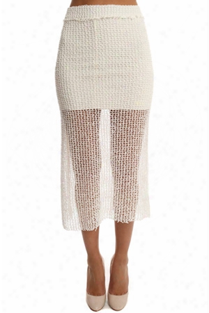 Iro Denis Netted Midi Skirt