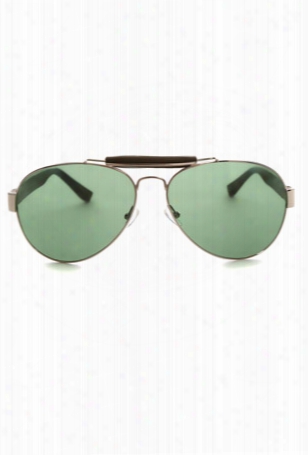 Linda Farrow X The Row Aviator Sunglasses