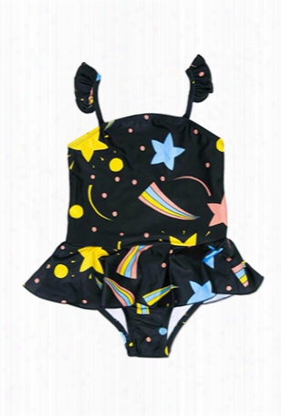 Mini Rodini Space Skirt Swimsuit