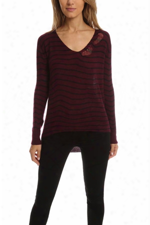 Rta Camille Deep V Sweater