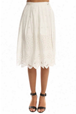 Sea Wrapped Eyelet Skirt