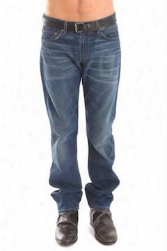 Simon Spurr Pipe Leg 3 Year Wash Denim