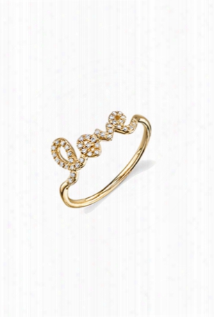 Sydney Evan Love Ring - Yellow Gold