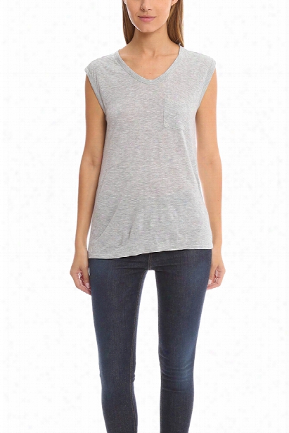 T By Alexander Wang Muscle Tee W/ Mini Pocket