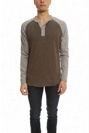 Todd Snyder Colorblock Henley Ls