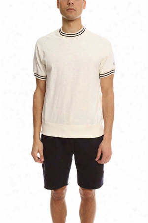 Todd Snyder Piped Raglan Crewneck Tee