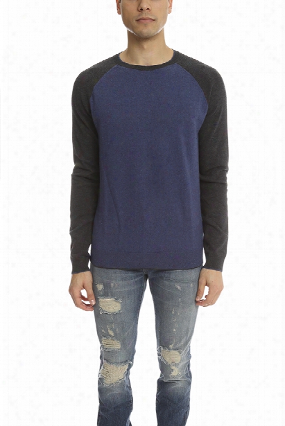 Vince Cotton Cashmere Colorblock Sweater